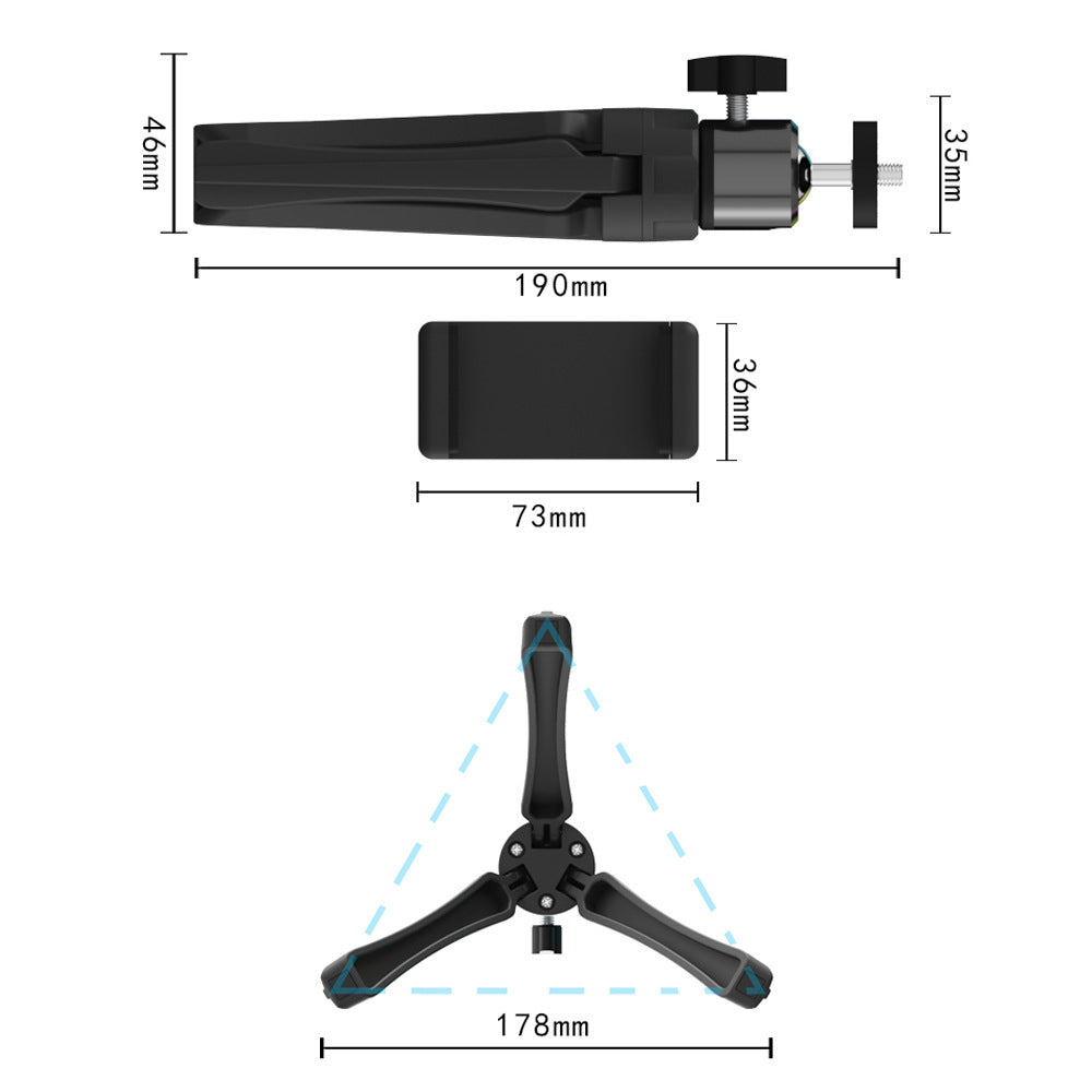 Justerbart och stabilt mobilställ/tripod