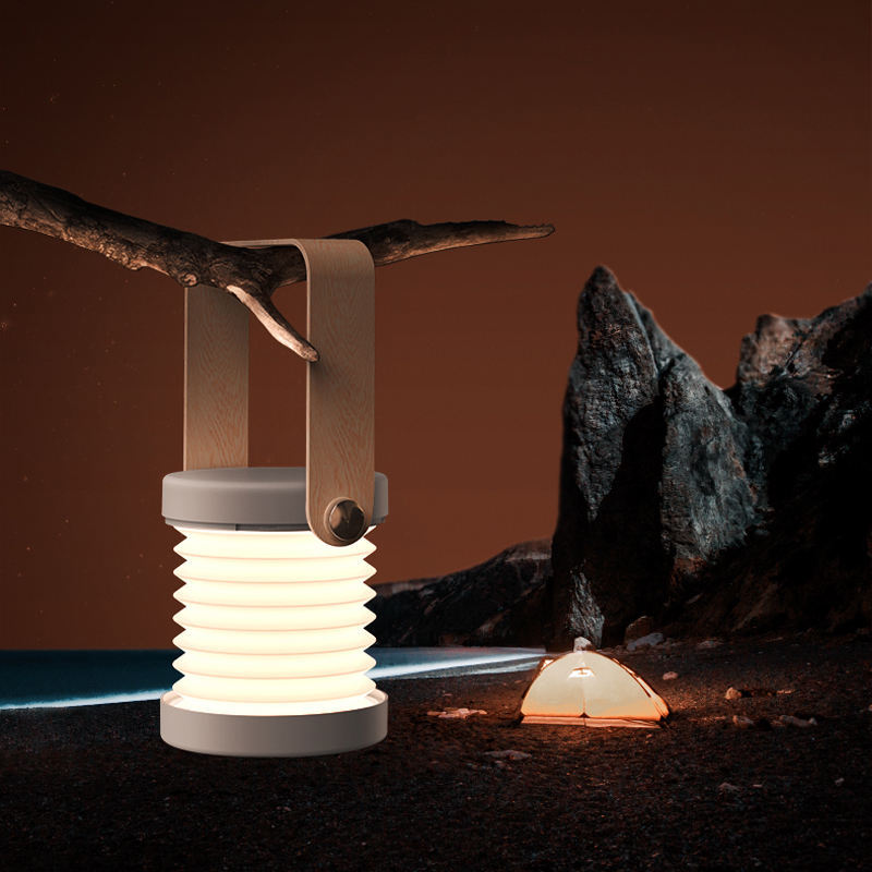 Hopfällbar ledlampa