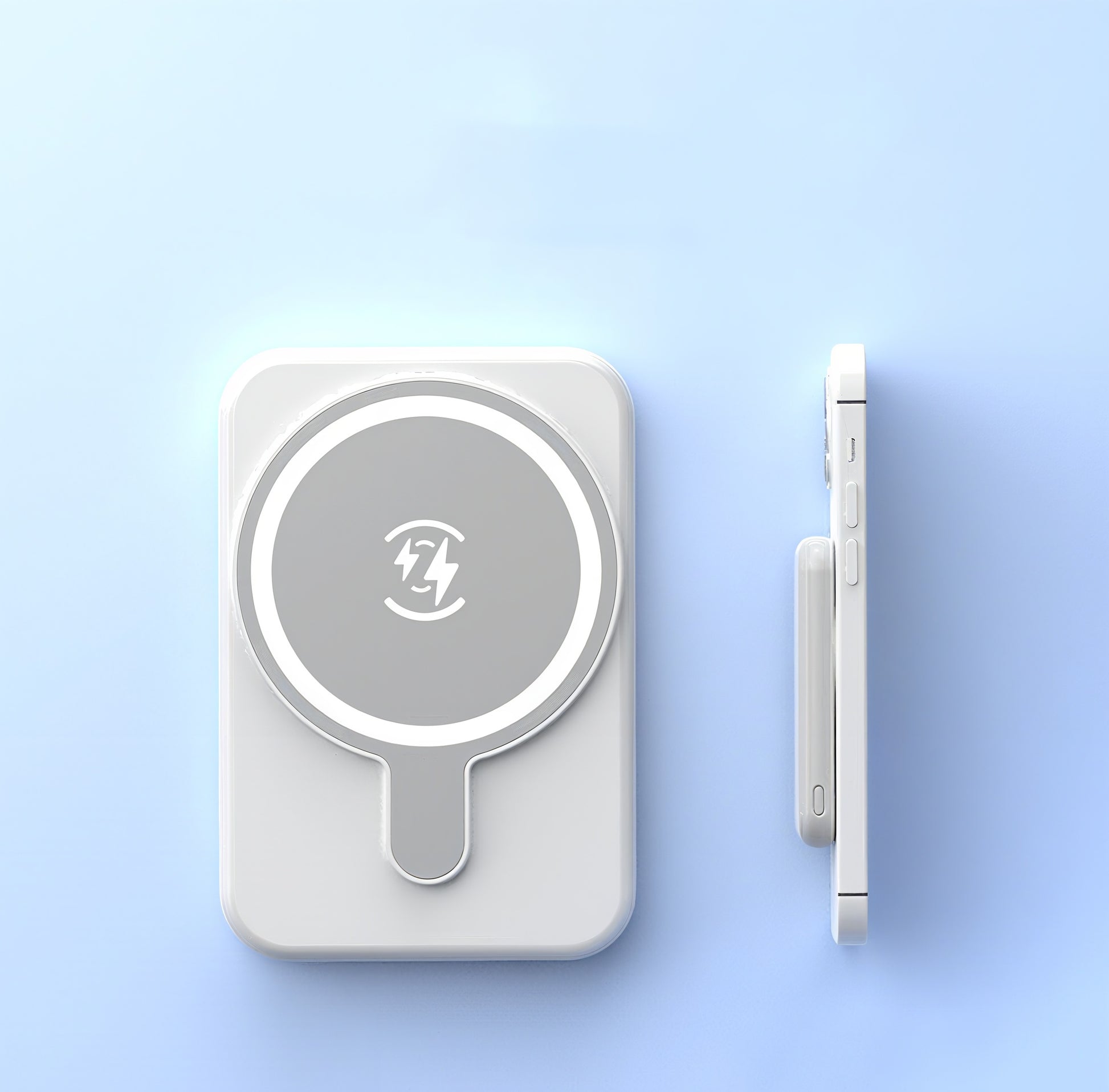 Trådlös Mini Magnetisk Powerbank 5000mAh