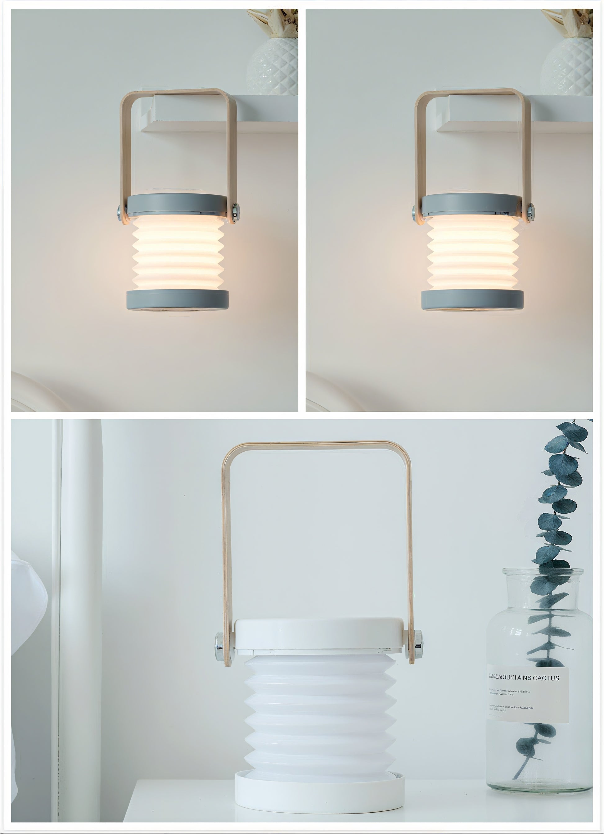 Hopfällbar ledlampa